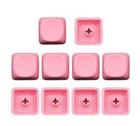 Qsvbeeqj 10 pezzi PBTs non incisi spazi vuoti Keycap MOA altezza altezza 1U tintura chiave a sublimazione per switch MX MOA