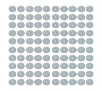 Qsvbeeqj, 100 orecchini stabilizzatori foderati in silicone trasparente, pratici cuscinetti per la guarigione