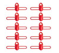 Qsvbeeqj 10pcs esche da pesca gancio tenere titolare asta in silicone pali custode attrezzatura da pesca accessorio dispositivo