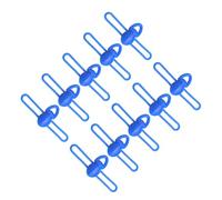 Qsvbeeqj 10pcs esche da pesca gancio tenere titolare asta in silicone pali custode attrezzatura da pesca accessorio dispositivo