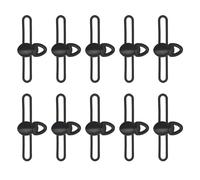 Qsvbeeqj 10pcs esche da pesca gancio tenere titolare asta in silicone pali custode attrezzatura da pesca accessorio dispositivo