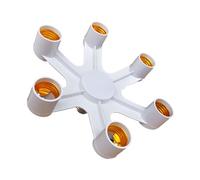 Qsvbeeqj 2 3 4 5 6 Lampadina Splitter E26/E27 Presa Luce Adattatore Conventer Standard Base LED Lampadina Convertitore Splitter