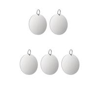 Qsvbeeqj 20 Mm/30 Mm Acciaio inossidabile Personalizzabile Hangtags Rotondo Finitura Elettropata Incisioni Per Event Giveaways Corporate Logos Acciaio Inossidabile Giorni di chiusura