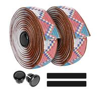 Qsvbeeqj 2pcs Bike Manubrio Grip Nastro Non Slip Assorbimento Antivibrazione Ciclo Wrap Wrap