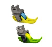 Qsvbeeqj 2Pcs Rullo Piedino Per Macchine Da Cucire Liscio Rotoli Intercambiabili Presser Piedi Macchina Accessori
