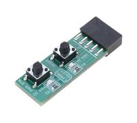 Qsvbeeqj 2x5 Pin ResetPower Interruttori Scheda Adattatore Per Computer Collegamento E Adattatore Schede Madri Interruttori Tester