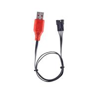 Qsvbeeqj 3 7VX2 500 SM4P spina USB cavo di ricarica per 7 batterie al litio da 4 V, modello auto remoto, indicatori di ricarica LED