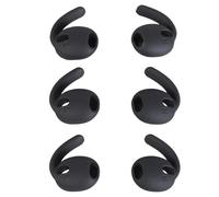 Qsvbeeqj 3 paia di manicotti in silicone per auricolari auricolari per auricolari resistenti al sudore, design per uno stile di vita attivo Custodia in silicone