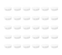 Qsvbeeqj 30 Percento Pannelli Di Plastica Bianca Connettore Rotondo Foro Bullone Tappi Per Coprire I Fori In Mobili Da Cucina E Mobili