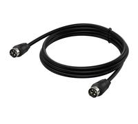 Qsvbeeqj 4Pin DIN maschio a maschio connettori spina cavo adattatore per audio e video collegamento dispositivi audio connettori audio estensione