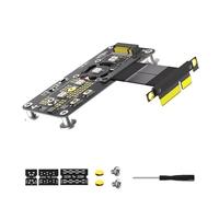Qsvbeeqj 5 0 cm da NVME a PCIE 4 prolunga PCIExpress3.0 4 a M Key Converters Board con ventola LED