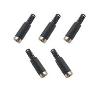Qsvbeeqj 5pcs DC5525 Adattatore convertitore femmina DC5.5X2 5 mm Power Conversion Head bianco per vari progetti