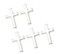 Qsvbeeqj 5pcs Elegante Metal Crucifix Spilla Corsage Pin Lega Distintivo per Cristiani e Accessori Alla Moda