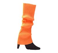 Qsvbeeqj 80s 90s Donne Ragazze Knit Pattinaggio Scaldamuscoli Arcobaleno A Righe Crochet A Costine Ginocchio Calze Per Accessori Del Partito di Halloween Accessori, C, Taglia unica