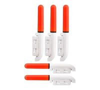 Qsvbeeqj Alta Luminosità Pesca Allarme Luce LED Avvisi Doppia Clip Morsi Sicuri Indicatori Per Acqua Salata Acqua Dolce Pesca Pesca Universali Allarmi Canna Da Pesca