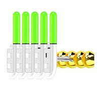 Qsvbeeqj Alta Luminosità Pesca Allarme Luce LED Avvisi Doppia Clip Morsi Sicuri Indicatori Per Acqua Salata Acqua Dolce Pesca Pesca Universali Allarmi Canna Da Pesca