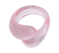 Qsvbeeqj Anelli Acrilici Geometrici Irregolari Per Le Donne Ragazze Alla Moda Gocce D'acqua Anelli Acrilici Accessori Partito