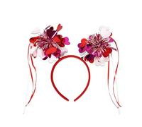 [Qsvbeeqj] Anelli di capelli a cuore di amore brillante fanno brillare la fascia per adulti