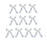 Qsvbeeqj Appendiabiti da sposa Appendiabiti da sposa damigelle d'onore Display Metallico Filo Con Nastro di raso bianco Trimm Fatto a mano Appendiabiti da sposa