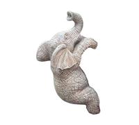 Qsvbeeqj Arrampicata Statue Di Elefante Vasi Di Fiori Abbracciare Resina Animali Figurine Fiori Fiori Fiori Decorazioni Per La Casa