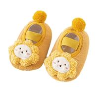 Qsvbeeqj Bella Bambino Scarpe Da Passeggiata Autunno Inverno Fondo Morbido Antiscivolo Calzini Spessi Pavimento Calzini Neonato Prewalker Calzature Del Bambino, H, X-Large