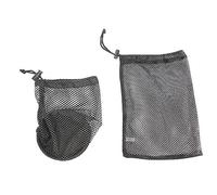 Qsvbeeqj Borsa portaoggetti per palloni da golf con grande capacità in nylon borsa a rete grande e piccola combinazione tasche a rete durevole con coulisse