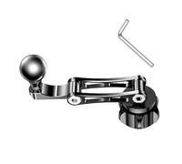 Qsvbeeqj Braccio di prolunga per giunto a sfera, 17 mm, con angoli regolabili, supporto per cellulare per auto, ventilazione dell'aria e cruscotto