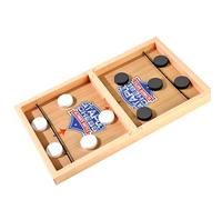 Qsvbeeqj Calcio Puck Game Desktop 2 Giocattoli Giocattoli Per Amico Gioco Notte Funning Sport Genitori Bambino Giocattoli Interazione Fionda Veloce Puck