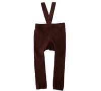 Qsvbeeqj Calze Bambino Bretelle Pantaloni Maglia Cotone Collant Calore Leggings A Vita Alta Per Abbigliamento Quotidiano, marrone, M