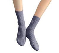 Qsvbeeqj Calzini alla moda giapponesi con motivo a stelle da donna, stile universitario, per ragazze scolastiche, polpaccio, casual, streetwear, tubo medio, unisex, Grigio scuro, Taglia unica