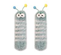 Qsvbeeqj Calzini sfocati da donna Cartoon Crews calzini morbidi pantofola accogliente calda casa inverno caldo Bootie regali donna fuzzy accogliente morbida pantofola, B, One Size