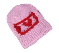 Qsvbeeqj Cappello con cappuccio per adulti, scaldacollo, cappello con cappuccio a forma di cuore, accessorio per il freddo, scaldacollo per le donne in esecuzione, B, taglia unica