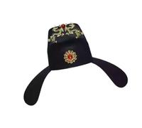 Qsvbeeqj Cappello storico costume unisex in tessuto non tessuto antico ufficiale per feste a tema, eventi culturali, celebrazioni cerimonia ufficiale