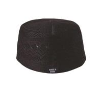 Qsvbeeqj Cappello turbante da uomo in morbido cotone traforato musulmani Kufi con design tradizionale per un look confortevole ed elegante uomini religiosi, Nero , L