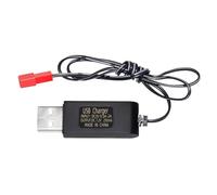 Qsvbeeqj Carica per RemoteControl Toy 3 6V 4 8V 6V 7 2V batteria USB cavo di ricarica con SM2P/JST/Ketplug