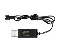 Qsvbeeqj Carica per RemoteControl Toy 3 6V 4 8V 6V 7 2V batteria USB cavo di ricarica con SM2P/JST/Ketplug