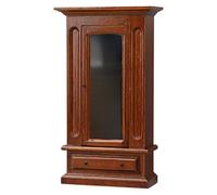 Qsvbeeqj Casa delle bambole in miniatura con accessori per gabinetto scala 1/12 vestiti realistici stand dollhouses miniatura accessori mobili