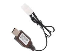 Qsvbeeqj Cavo di ricarica USB L6.2-2p per batteria da 9 6 V NIMH NICD Remote Car con protezione da sovraccarico 60 m/23 62 pollici Long Wire