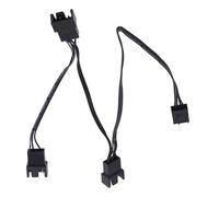 Qsvbeeqj Cavo splitter per ventola a 4 pin, da 1 a 3 porte, cavo splitter per ventola a 4 pin, lunghezza 30 cm