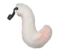 Qsvbeeqj Cerchietto con orecchie di lupo e coda sintetica, accessori per costume di Halloween, cosplay, feste in maschera