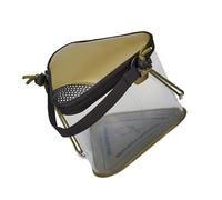 Qsvbeeqj Chiaro Secchio di Pesce Vivace Triangolo Pesca Secchio Di Pesca Secchio Di Esca Viva Contenitore Portatile Secchio Di Acqua Minnow Secchio Con Coperchio Netto Attrezzature Da Pesca All'aperto