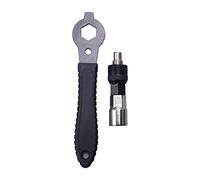 Qsvbeeqj Chiave per pedale per estrattore di pedivelle per bicicletta, strumento di rimozione del braccio della pedivella per bicicletta professionale, quadrato, kit di strumenti di riparazione per