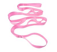 Qsvbeeqj Cinghia per pilates per esercizi a casa, allenamento, pilates e ginnastica, 10 nodi, non elastico, elastico per yoga, stretching