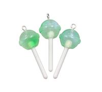 Qsvbeeqj Ciondolo multiuso creativo Star Heart Round Lollipop ideale per trendsetter e per chi cerca accessori unici da utilizzare quotidianamente, brown, come descritto, come descritto