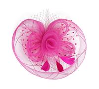 [Qsvbeeqj] Clip per capelli antiscivolo senza lacci Tee Party Heady Wedy Femminile speciale Eventi Bachelorette Festa di Bachelorette Bella Festa Cappello di piume con accessori