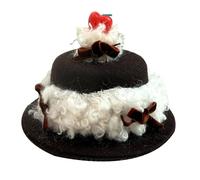 [Qsvbeeqj] Clip per capelli cappello di compleanno unica per donne e ragazze accessori per feste di moda per la testa del festival decorazione dei capelli