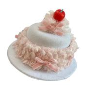 [Qsvbeeqj] Clip per capelli cappello di compleanno unica per donne e ragazze accessori per feste di moda per la testa del festival decorazione dei capelli