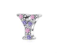 Qsvbeeqj Collana con ciondolo a forma di lettera personalizzabile con materiali in rame robusto che sono comodi per la creazione di gioielli unici, Taglia unica, come descritto