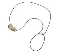 Qsvbeeqj Collana con ciondolo a spirale in lega robusta, gioielli fatti a mano, con corda in pelle regolabile per una vestibilità comoda, elegante collana d'amore, Misura unica, come descritto