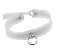Qsvbeeqj Collana con pizzo regolabile e catena con chiusura in lega per uso quotidiano, feste Bine Choker Luxury Gothic Punk Choker, Taglia unica